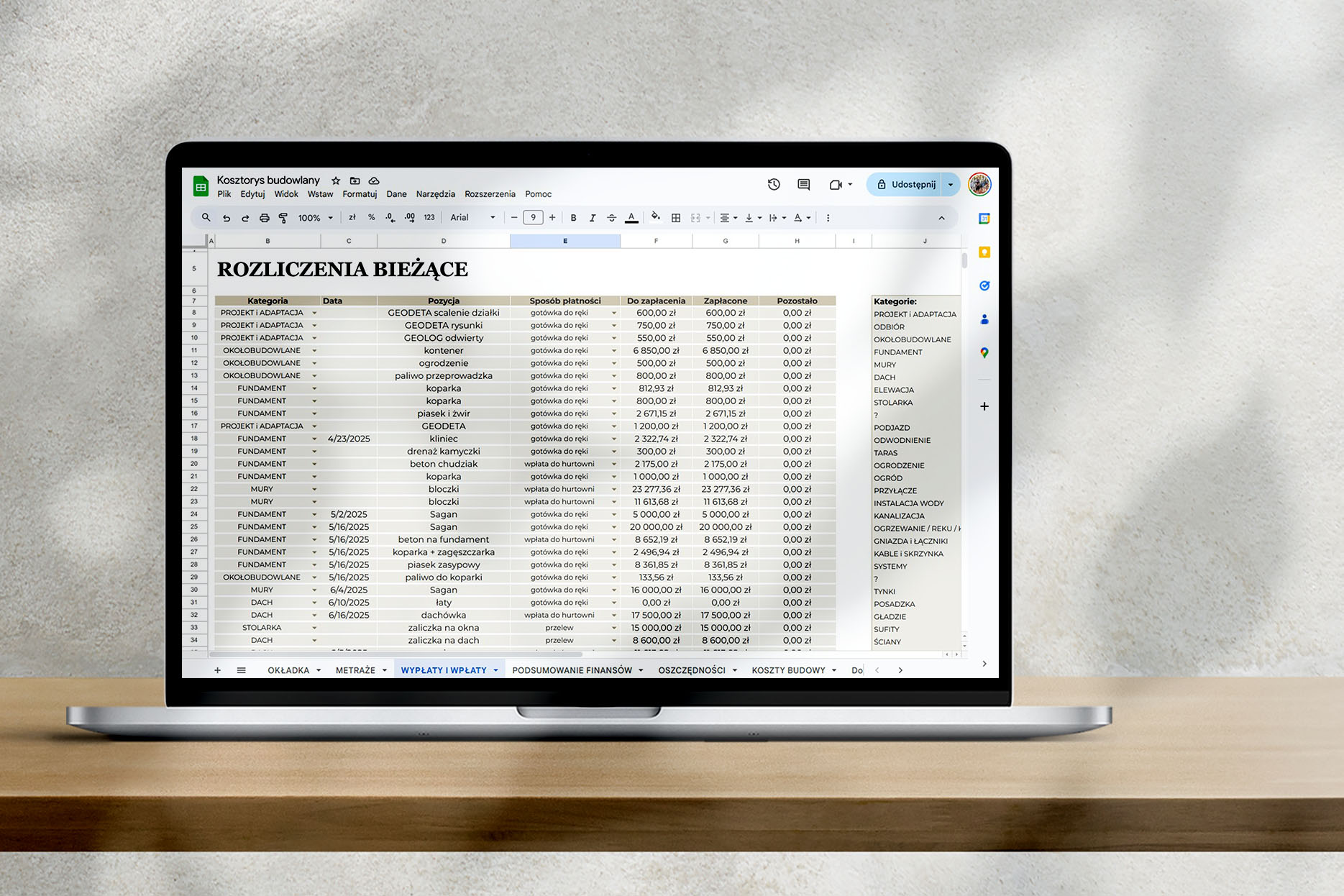 kosztorys budowlany policz ile kosztuje dom wyplaty z konta